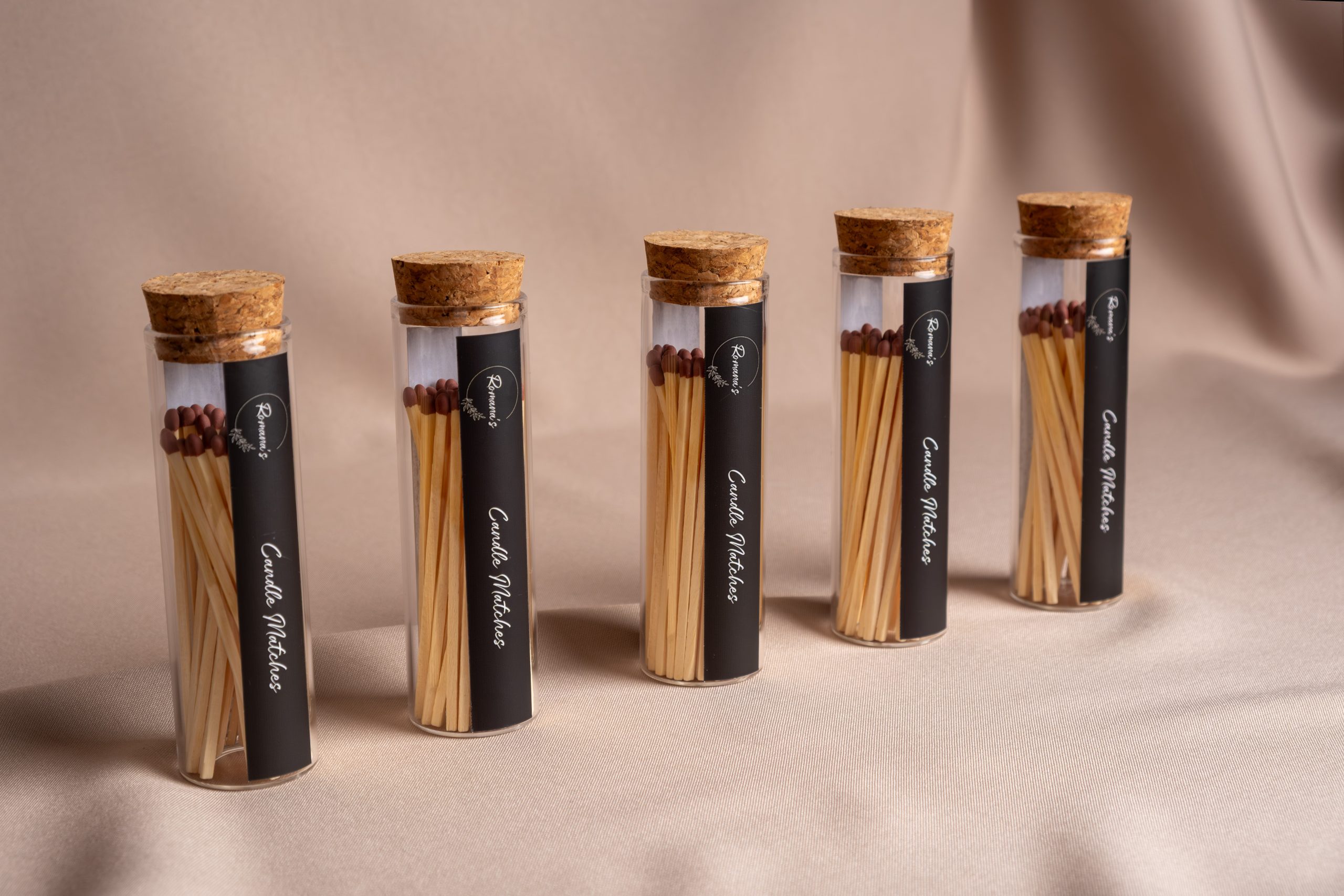 Candle Matches in Glass Jar - Image 2