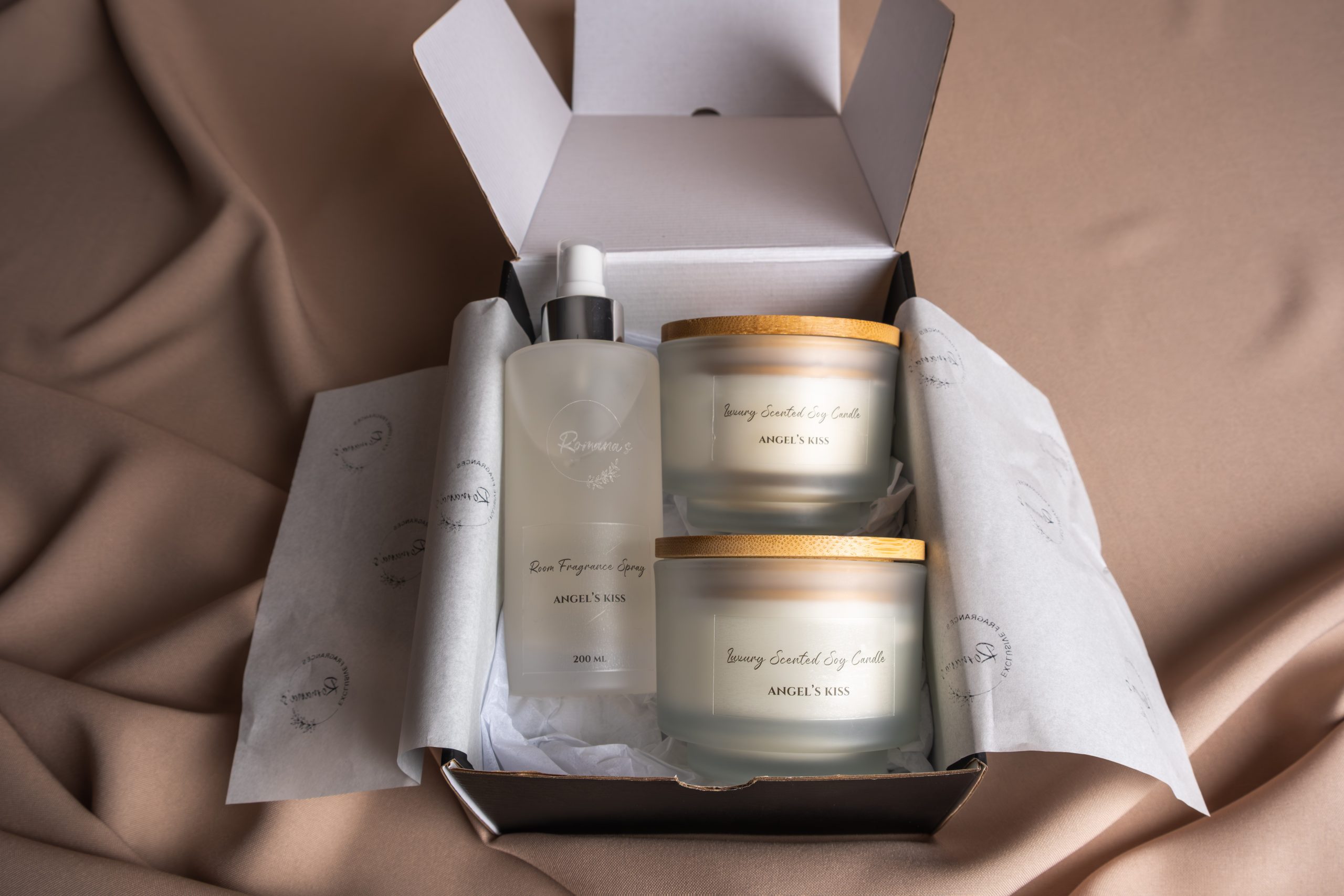 Aroma Collection 4 - Linen Mist Spray and Candle Trio
